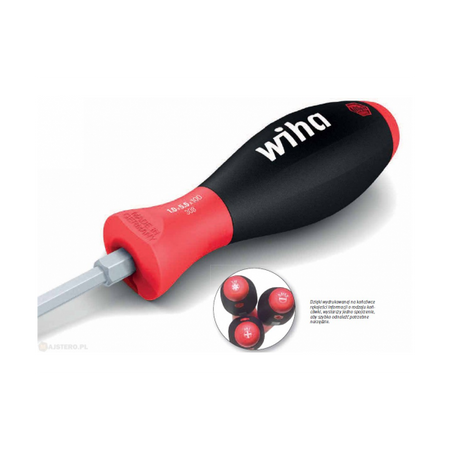 Wkrętak nasadowy metryczny z okrągłym trzpieniem Wiha 341