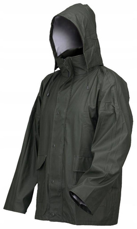 Komplet Przeciwdeszczowy PU Kurtka i Spodnie L