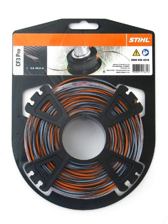 Żyłka tnąca Stihl CF3 Pro 2.0 mm x 45 m Carbon