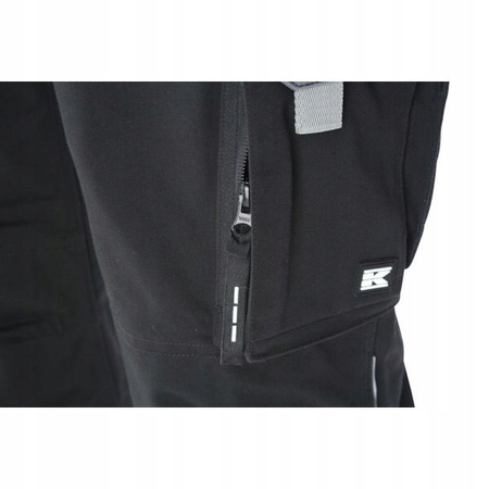 Ogrodniczki Original, Czarno/Szare 3xl