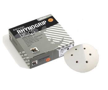 Indasa White Line Dysk na Rzep Biały 6H 150mm P600