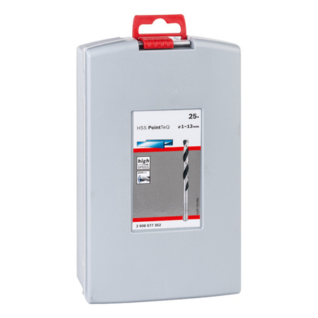 Zestaw wierteł do metalu stali w kasecie 1-13mm Bosch 2608577352 25szt