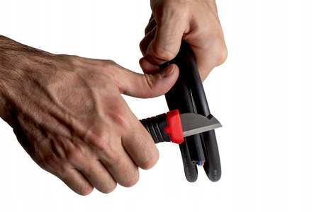 Nóż dla elektryków do usuwania izolacji z przewodów kabli 2446-ELR Bahco