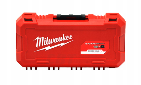 MILWAUKEE ZESTAW BITY UDAROWE NASADKI WIERTŁA PRZYSTAWKA 35 ELEMENTÓW