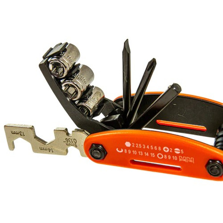 Klucze rowerowe Bahco BKE850901 wielofunkcyjne Zestaw kieszonkowy 17 narzędzi