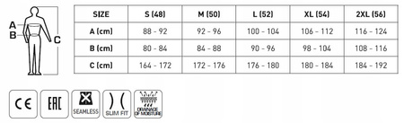 HOGERT Koszulka termiczna OSTE grafitowa M - L