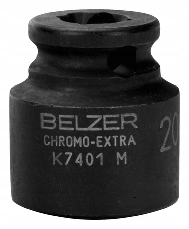 Nasadka udarowa 3/8" 6-kątna 10 mm BAHCO