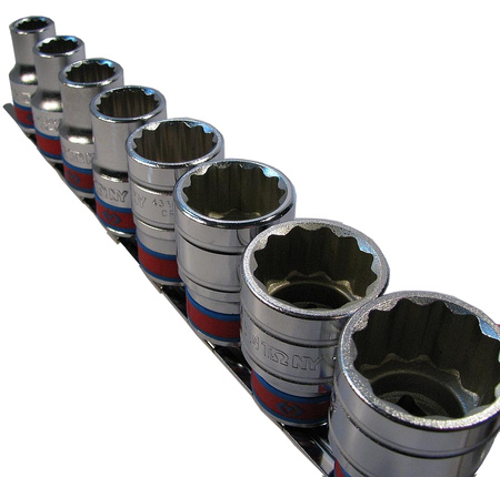 Zestaw nasadek calowych krótkich King Tony 4010SR