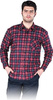 Koszula Flanelowa Robocza Bawełna w kratę 4XL Reis