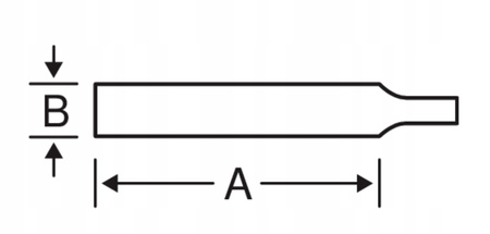 BAHCO Pilnik trójkątny 150mm szerokość 6mm 23 zęby/cm dokładne nacięcie 2
