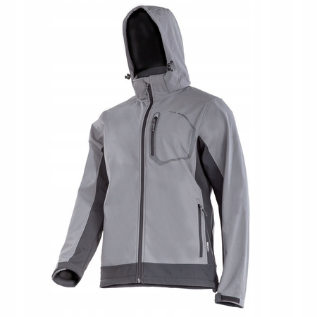 Kurtka Softshell z Kapturem S Szara Lahti Pro