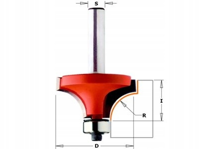 Mocny Frez Zaokrąglający Ćwierćwałek 44,5x22mm CMT