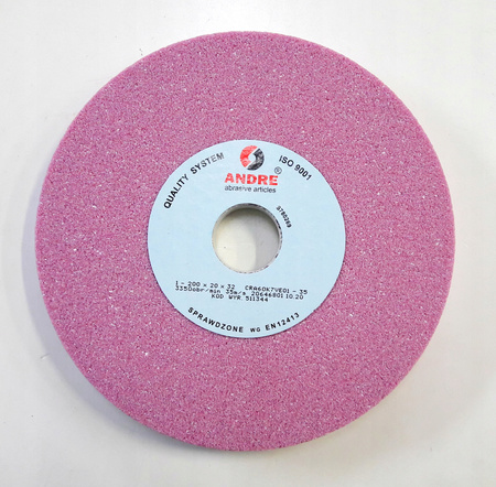 Ściernica płaska typ 1  200MMx20MMx32MM CRA 60K - ANDRE 511344