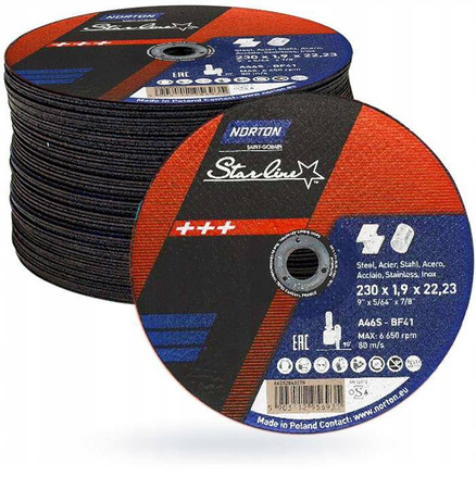 Tarcza do cięcia NORTON Starline 230x1,9