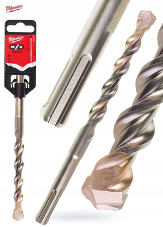 Milwaukee Wiertła SDS-Plus, 2-ostrzowe