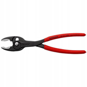 Szczypce Nastawne 200mm z Powłoką Antypoślizgową KNIPEX TwinGrip 82 01 200