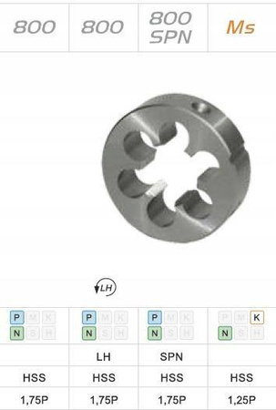 FANAR Narzynka MF 18x1,25 DIN-22568 (6g) HSS 800