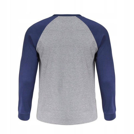 Koszulka t-shirt długi rękaw szary L40224 XL