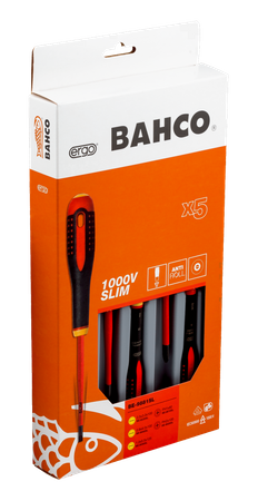Zestaw wkrętaków Bahco 5 elementów