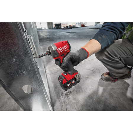 Milwaukee M18 FID3-502X - Zakrętarka udarowa 1/4" HEX 18 V, 5.0 Ah, FUEL™, w walizce, z 2 akumulatorami i ładowarką