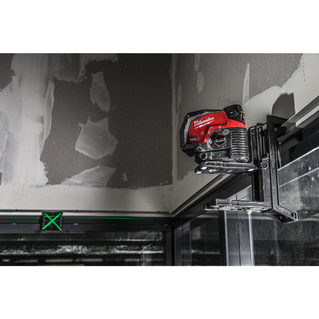 Milwaukee M12™ Laser zielony krzyżowy liniowo-punktowy