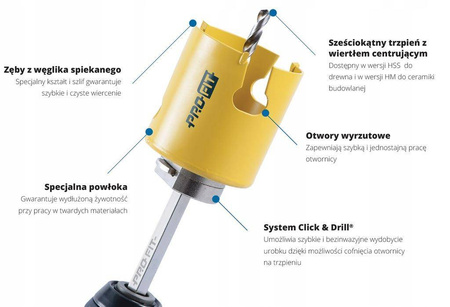 Otwornica PROFIT 35 mm