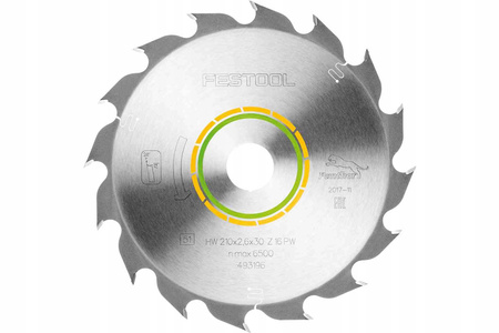 Festool Tarcza pilarska HW 210x2,6x30 PW16 WOOD RIP CUT