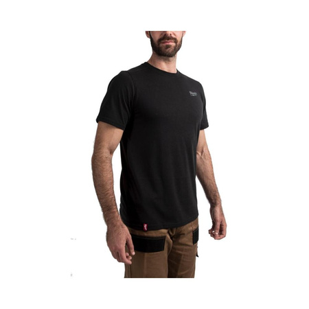 MILWAUKEE Koszulka z krókim rękawem M czarna T-shirt HTSSBL 4932492964