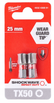 Milwaukee Bity udarowe Shockwave Impact Duty™