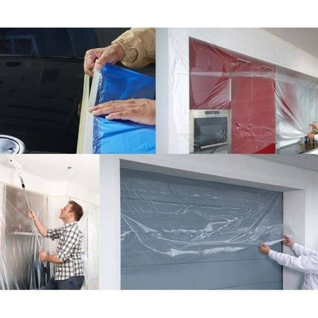 Maskująca Lakiernicza Folia Malarska z Taśma INDASA Cover Roll