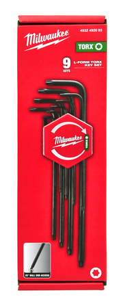 Zestaw kluczy imbusowych HEX Milwaukee 9szt. kuliste 4932492399 1,5-10 mm