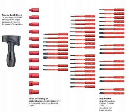 WIHA Rękojeść SoftFinish electric slimVario 34577 VDE izolowane 1000V
