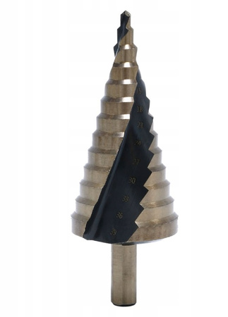 WIERTŁO STOPNIOWANE ZWÓJ SPIRALNY HSS 4-52 mm BAUMAJSTER B2804