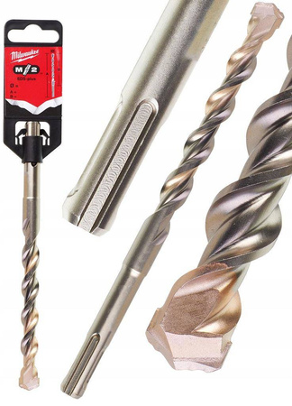 Milwaukee Wiertła SDS-Plus, 2-ostrzowe