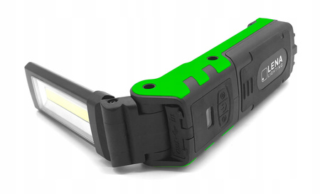 Akumulatorowa lampa warsztatowa latarka 240-400lm składna Lena Lightening