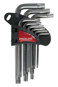 Zestaw narzędzi Proline TORX T10-T50 9 el.