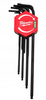 Zestaw kluczy imbusowych HEX Milwaukee 9szt. kuliste 4932492399 1,5-10 mm