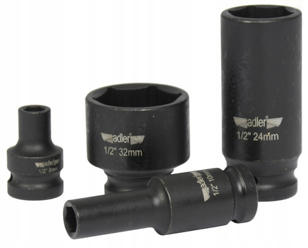 ZESTAW NASADEK NASADKI UDAROWE 1/2 35 SZT 8-32 MM