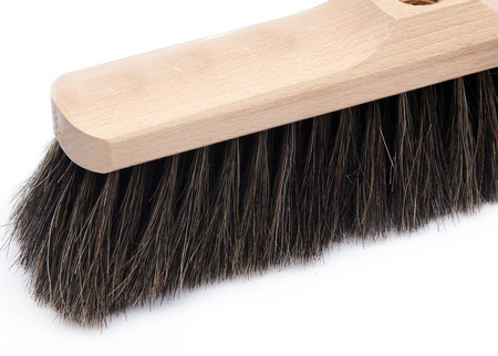 CRAWTICO ZAMIATACZ SZCZOTKA 35CM DREWNO WŁOS MIX