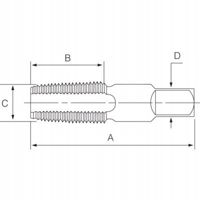 GWINTOWNIK M13 X1.5 BOD101T BAHCO