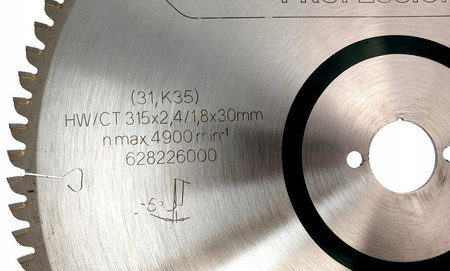 Piła tarczowa Metabo 628226000 315 mm