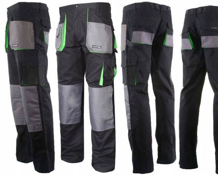 SPODNIE ROBOCZE 3x SZWY 100% BAWEŁNA LAHTI r. L