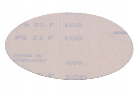 Krążek ścierny na rzep Klingspor P100 gr.100 do metalu PS 21 FK 125mm 1szt