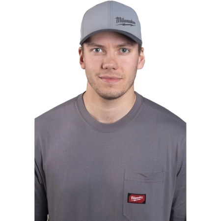 Czapka z daszkiem Milwaukee 4932493104 rozmiar L-XXL ciemnoszara