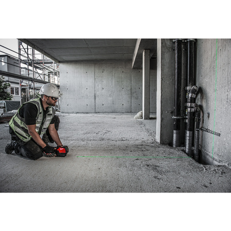 Milwaukee M12™ Laser zielony krzyżowy liniowo-punktowy
