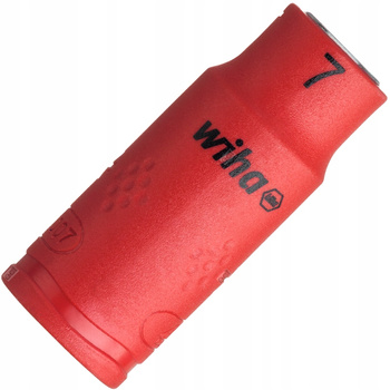 Wkrętakowa końcówka Wiha klucza nasadowego 6-kątna 1/4" izolowana 7mm VDE