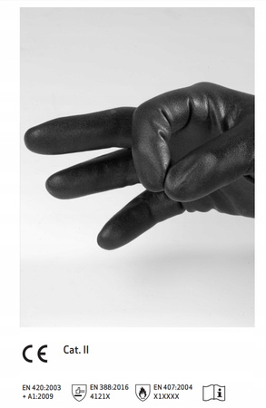 Rękawice Robocze Montażowe Nylonowe 882 r.8 TEGERA