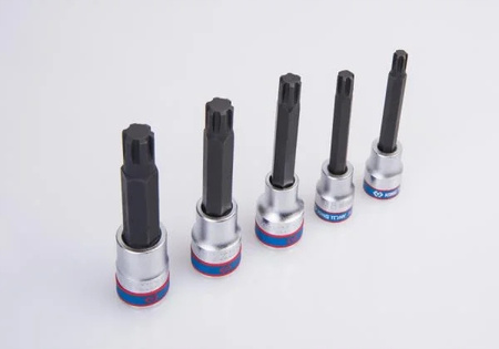 Nasadki 3/8" i 1/2" trzpień RIBE długie M7-M13 KING TONY 3105PR