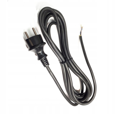 Przewód z wtyczką PP-21 b/u 4m H05RR-F 2x1,5