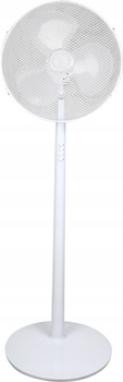Wentylator podłogowy Descon Wentylator stojący 16'' 40W biały